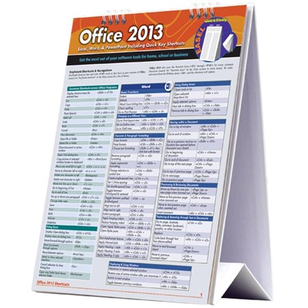 BARCHARTS Office 2013 Quickstudy Easel 9781423223054